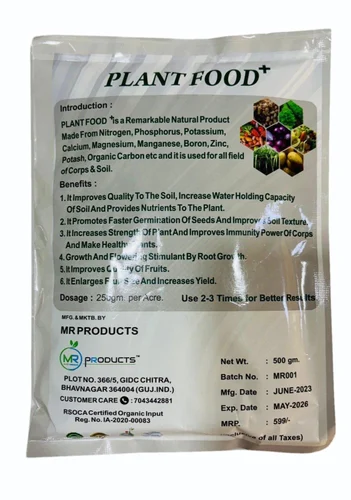 Plant Food Plus NPK Micronutrients Organic Fertilizer